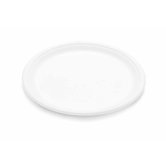 Tányér kerek BORDOFINO ROUND FLAT DISH BAGASSE Ø 21CM 50db/csomag, 20csomag/karton