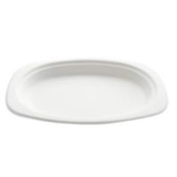   Ovál tányér CLASSIC OVAL PULP PLATE 23X16,5CM 25db/csomag, 10csomag/karton